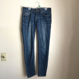 Hollister dark wash skinny jeans